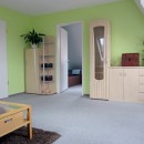 Wohnung 5 - Blick vom Wohnzimmer Richtung Eingang Arbeitszimmer/2. Schlafzimmer