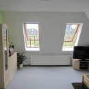 Wohnung 5 - Vom Flur geradeaus ins Wohnzimmer